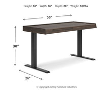 Load image into Gallery viewer, Zendex 55&quot; Adjustable Height Desk
