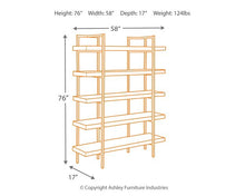 Load image into Gallery viewer, Starmore 76&quot; Bookcase

