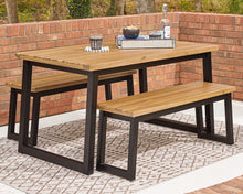 Load image into Gallery viewer, Town Wood Outdoor Dining Table Set (Set of 3)
