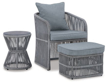 Load image into Gallery viewer, Coast Island Outdoor Chair with Ottoman and Side Table image
