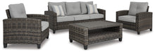 Load image into Gallery viewer, Cloverbrooke 4-Piece Outdoor Conversation Set image

