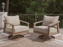 Load image into Gallery viewer, Harmony Headlands Outdoor Swivel Lounge with Cushion
