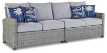 Load image into Gallery viewer, Naples Beach Outdoor Right and Left-arm Facing Loveseat with Cushion (Set of 2) image
