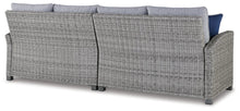 Load image into Gallery viewer, Naples Beach Outdoor Right and Left-arm Facing Loveseat with Cushion (Set of 2)
