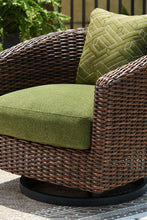 Load image into Gallery viewer, Horizon Hall Outdoor Swivel Lounge Chair with Cushion
