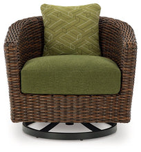 Load image into Gallery viewer, Horizon Hall Outdoor Swivel Lounge Chair with Cushion

