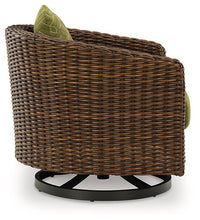 Load image into Gallery viewer, Horizon Hall Outdoor Swivel Lounge Chair with Cushion
