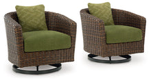 Load image into Gallery viewer, Horizon Hall Outdoor Swivel Lounge Chair with Cushion
