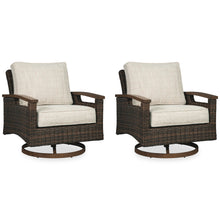 Load image into Gallery viewer, Paradise Trail Outdoor Sofa, Lounge Chairs and Fire Pit Table
