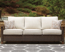 Load image into Gallery viewer, Paradise Trail Outdoor Sofa, Lounge Chairs and Fire Pit Table
