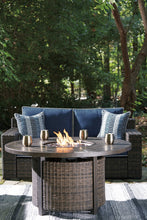 Load image into Gallery viewer, Grasson Lane Grasson Lane Nuvella Loveseat with Fire Pit Table

