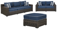 Load image into Gallery viewer, Grasson Lane Outdoor Sofa and Loveseat with Ottoman image
