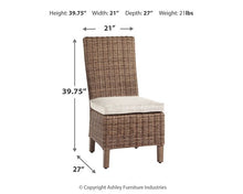 Load image into Gallery viewer, Beachcroft Outdoor Side Chair with Cushion (Set of 2)

