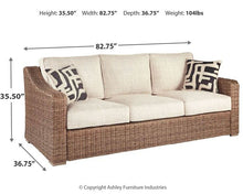 Load image into Gallery viewer, Beachcroft Beachcroft Nuvella Sofa with Coffee and End Table
