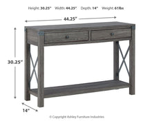 Load image into Gallery viewer, Freedan Sofa/Console Table
