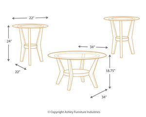 Fantell Table (Set of 3)