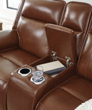 Load image into Gallery viewer, Healy Pier Power Reclining Loveseat with Console
