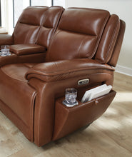 Load image into Gallery viewer, Healy Pier Power Reclining Loveseat with Console
