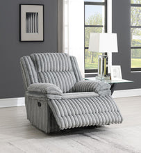Load image into Gallery viewer, Gray Corduroy Motion Glider Chair

