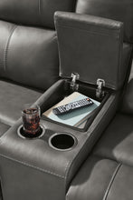 Load image into Gallery viewer, Bleckley Power Reclining Loveseat with Console - Ego Home Furniture
