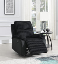 Load image into Gallery viewer, Black Corduroy Motion Chair
