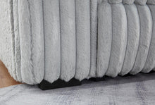 Load image into Gallery viewer, Gray Corduroy Power Reclining 4 Pc Sectional W/2 Wireless Charger
