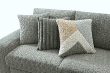 Load image into Gallery viewer, Gray Corduroy Loveseat
