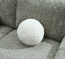 Load image into Gallery viewer, Gray Corduroy Loveseat
