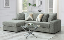 Load image into Gallery viewer, Gray Corduroy Loveseat
