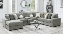 Load image into Gallery viewer, Gray Corduroy Loveseat
