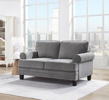 Load image into Gallery viewer, Gray Loveseat
