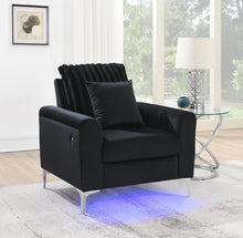 Load image into Gallery viewer, Black Led Sofa
