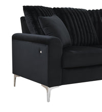 Load image into Gallery viewer, Black Led Sofa
