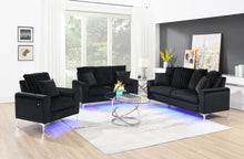 Load image into Gallery viewer, Black Led Sofa
