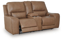 Load image into Gallery viewer, DeepWakes Power Reclining Loveseat with Console
