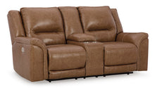 Load image into Gallery viewer, Trasimeno Power Reclining Loveseat with Console
