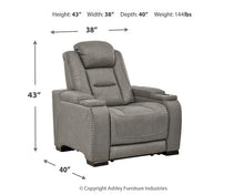 Load image into Gallery viewer, The Man-Den Power Recliner
