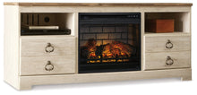 Load image into Gallery viewer, Willowton 64&quot; TV Stand with Electric Fireplace image
