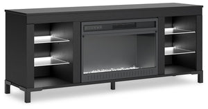Cayberry 3-Piece Entertainment Center with Electric Fireplace