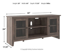 Load image into Gallery viewer, Arlenbry 60&quot; TV Stand with Electric Fireplace
