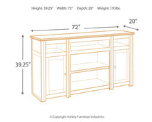 Load image into Gallery viewer, Harpan 72&quot; TV Stand with Electric Fireplace
