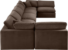 Load image into Gallery viewer, Comfy - 7 Piece Velvet Modular Armless Sectional
