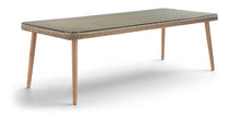 Load image into Gallery viewer, Seacrest - Tempered Glass Top And Wicker Outdoor Patio Dining Table
