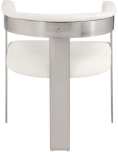 Load image into Gallery viewer, Romeo - Faux Leather Dining Chair With Silver Base (Set of 2)
