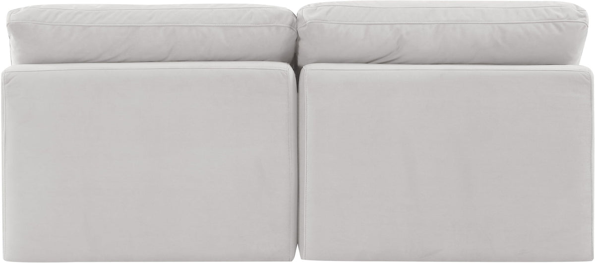 Indulge - Velvet 2 Seat Modular Armless Sofa