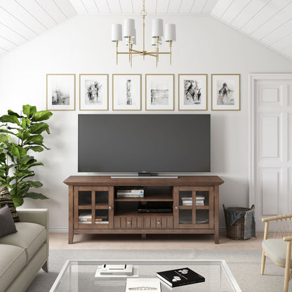 Acadian - TV Media Stand - Rustic Natural Aged Brown - Ego Home Furniture