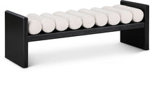 Load image into Gallery viewer, Waverly - Bench With Black Frame
