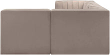 Load image into Gallery viewer, Rummi - Velvet Performance Fabric Upholstered 4 Piece Modular Sectional
