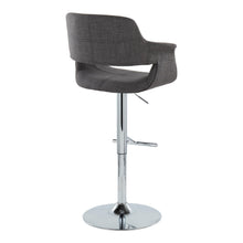 Load image into Gallery viewer, Vintage Flair - Mid Century Modern Adjustable Barstool &amp; Straight T Footrest (Set of 2)
