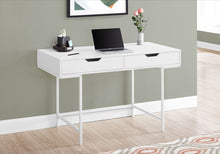 Load image into Gallery viewer, Computer Desk For Home Office, Storage Drawers, Marble Look Contemporary &amp; Modern

